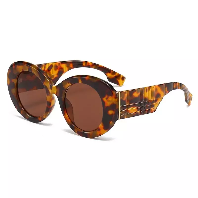 Европейские и американские уличные фотографии, цветные солнцезащитные очки ins, модные трендовые Подиумные солнцезащитные очки в стиле ретро, Черепаховые очки