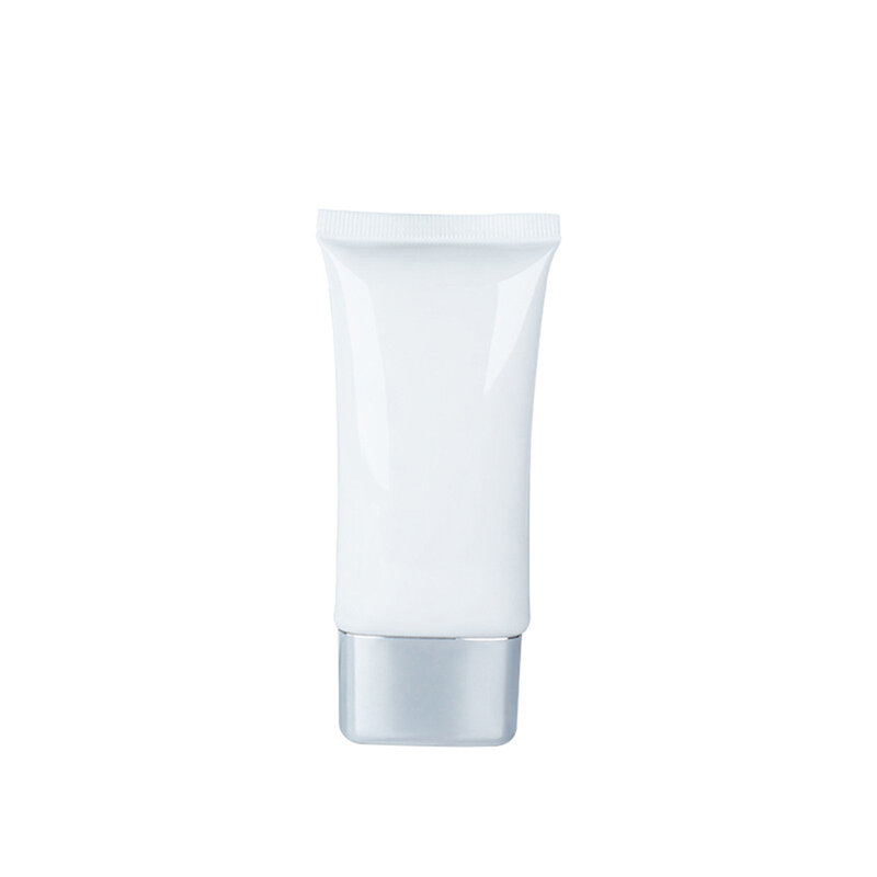 Custom 30g Maquiagem Primer Private Label Creme Logotipo Isolamento Protetor Hidratante Loção Proteção UV White Tube Face Base