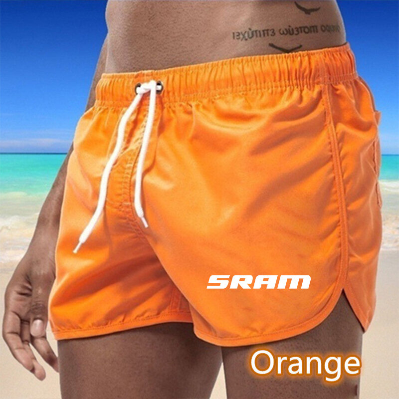 2024 Men's Sports Beach Fashion Shorts Summer Trendy Brand Lightweight Loose Sports Shorts