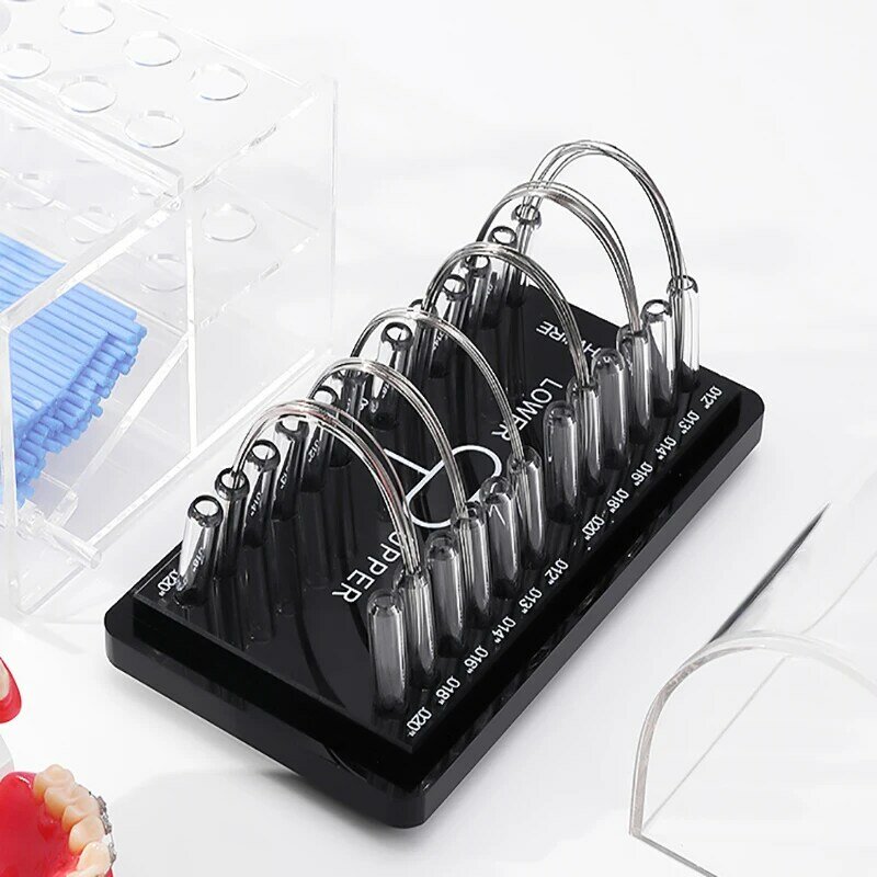 Orthodontic Arch Wire Placement Box Round Wire Box Acrylic Box Square Transparent Box Dental Orthodontic Materials