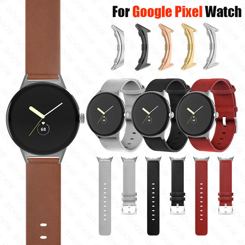2 Buah/Lot Konektor Logam untuk Google Pixel Watch Band Smartwatch Adapter untuk Piksel Watch Aksesoris Kompatibel Band Lebar 20Mm