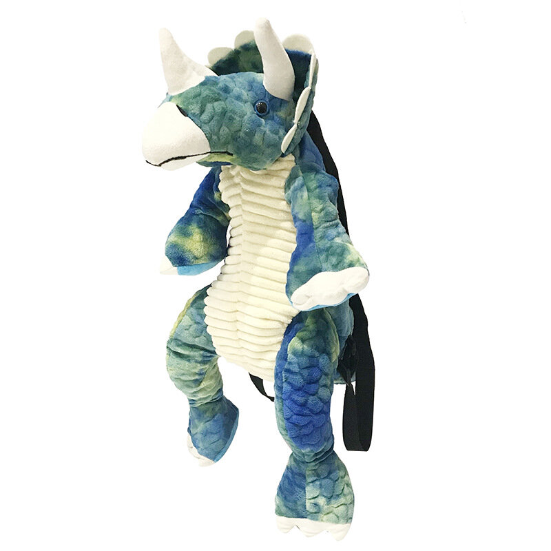 Plecak-공룡 어린이 배낭, 봉제 인형 책가방, 3D 공룡 아기 배낭, 남아/여아 동물 공룡 가방, 장난감 선물