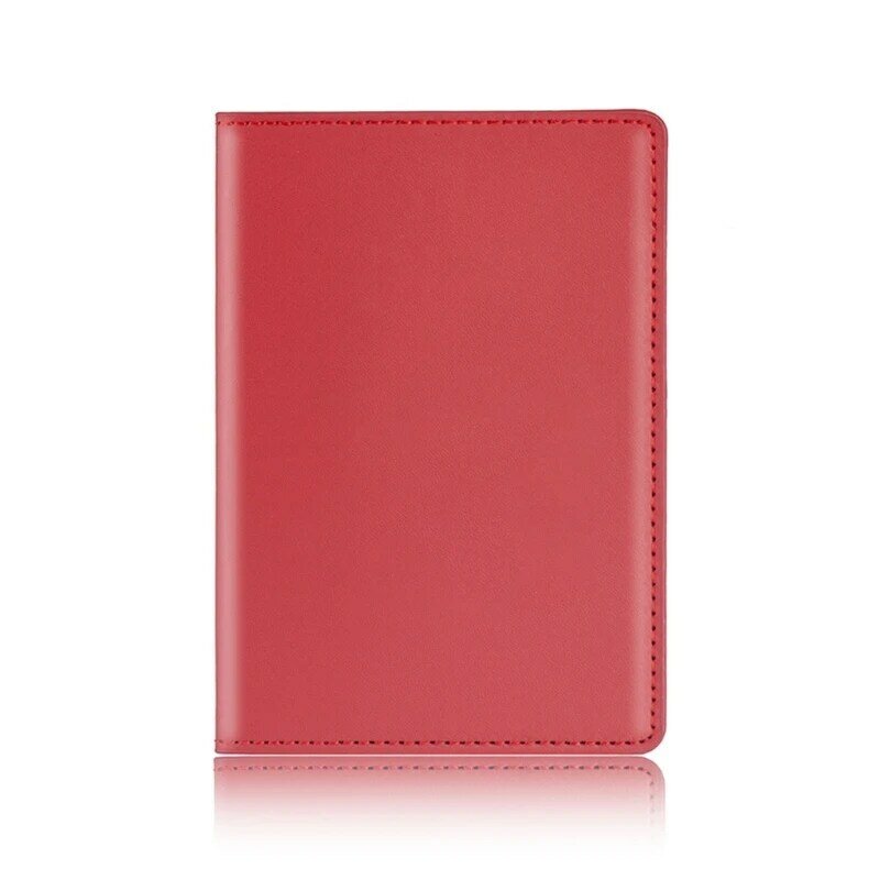 Fashion PU Leather Passport Holder Travel Credit Card Protector Lover Couple Wedding Gift for Women Men