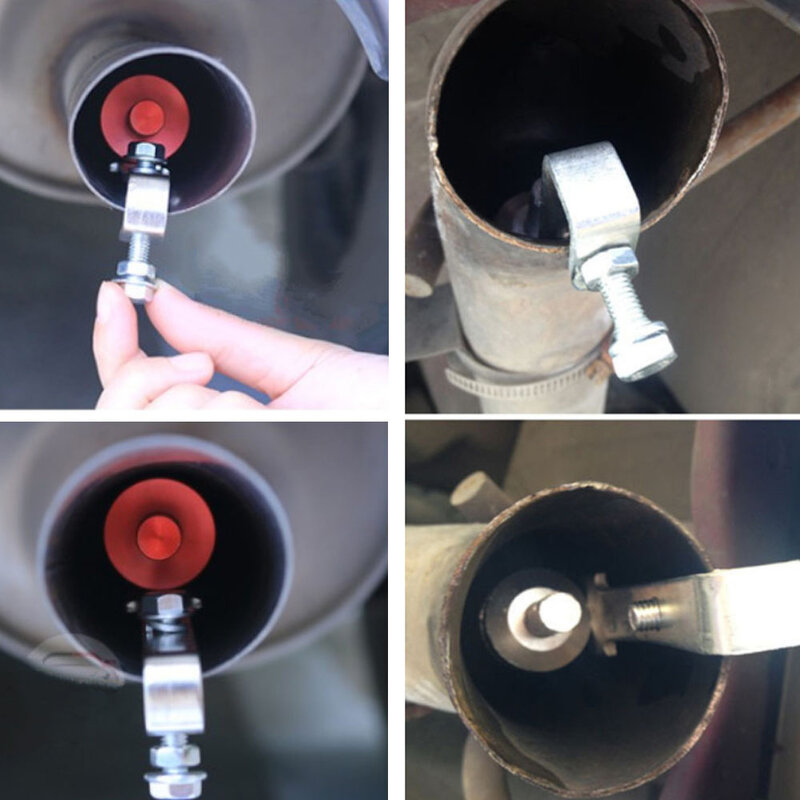 Универсальный алюминиевый турбо-звуковой глушитель выхлопной трубы свисток автомобильный выпускной клапан симулятор свисток