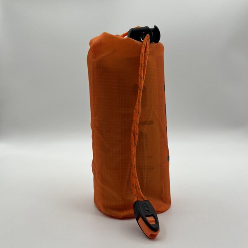 Tente de survie en tube avec sac grill, paracorde pour randonnée, camping et extérieur, 95x59 pouces