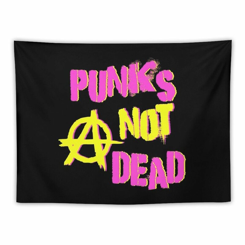 Punks Not Dead Tapestry Wallpapers Home Decor Aesthetic Room Decorations