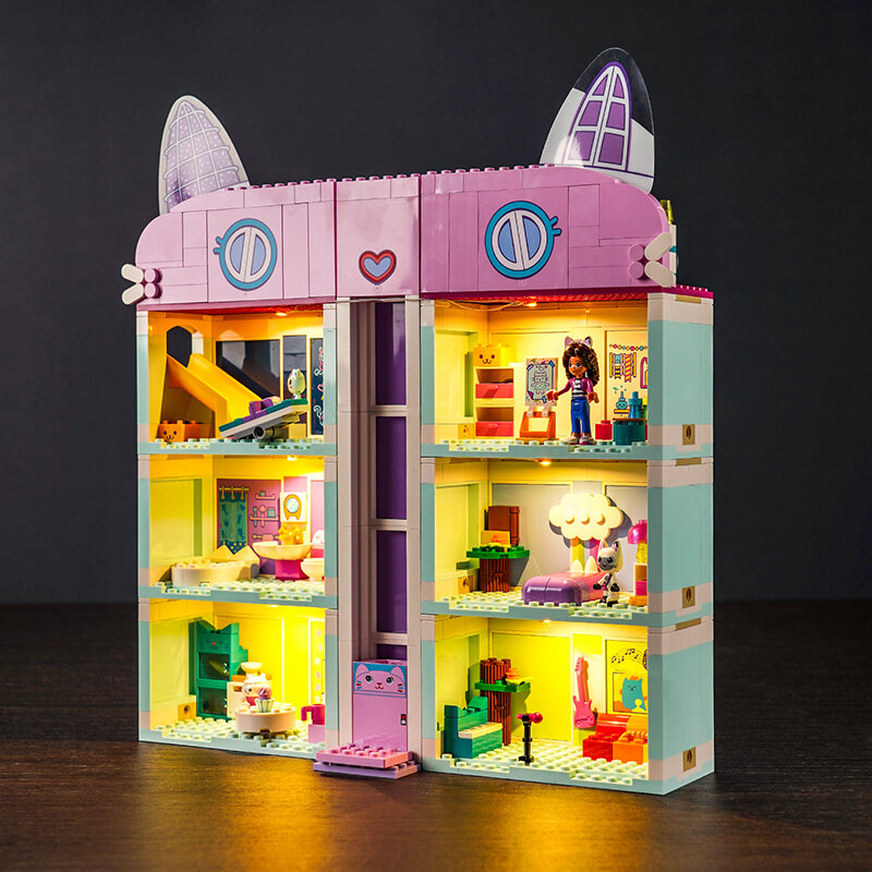 Vonado LED 10788 set for Gabby's Dollhouse SP building blocks (only including lighting accessories)
