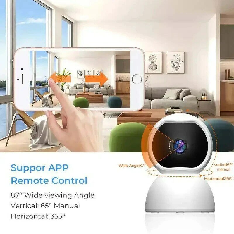 Smart Home Indoor WiFi HD1080P Night Vision Wireless Video Surveillance Cameras CCTV Security Baby Pet Monitor PTZ IP Camera