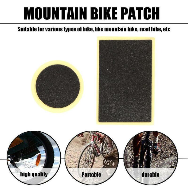 Tire Repair Patches For Mountain Road Bike Inner Tyre Repair Pads Bike Tire Repair Tools Tyre Protection No-glue Adhesive F Q2A4