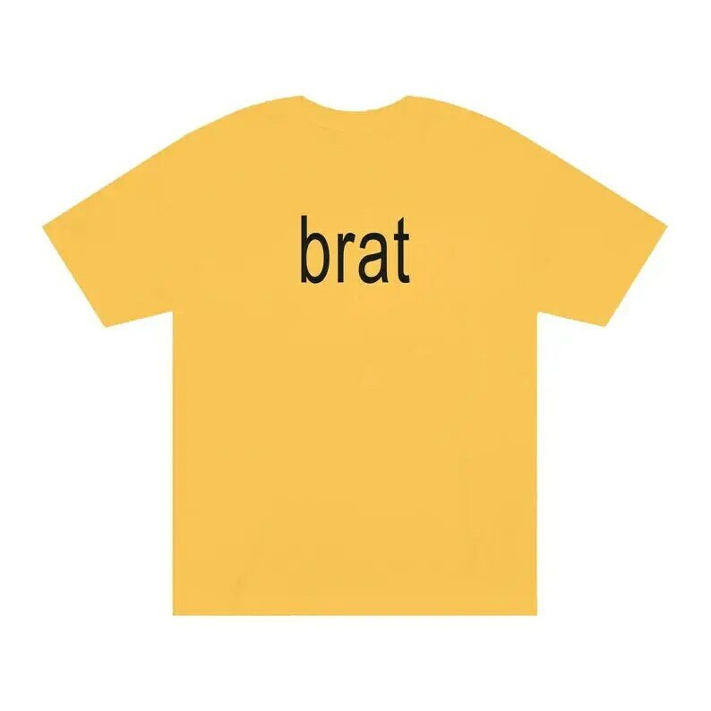Brat Shirt Charli Xcx Vintage T-Shirt Rave Party Meisje Muziek Shirt