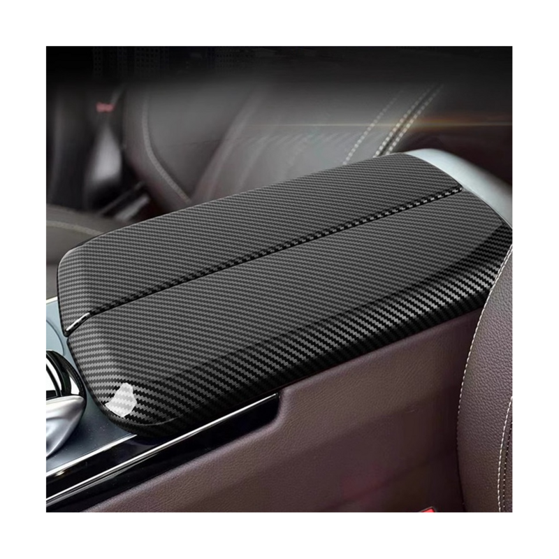 Autocollant de couverture de boîte d'accoudoir de rangement de console centrale de voiture, adapté pour Mercedes Benz GLS X166