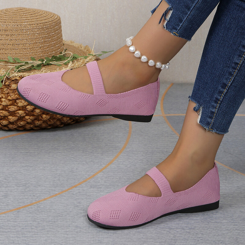 Damskie płaskie buty wsuwane mokasyny dla kobiet pojedyncze drążą modne buty w stylu casual dla pań buty Lolita trampki damskie