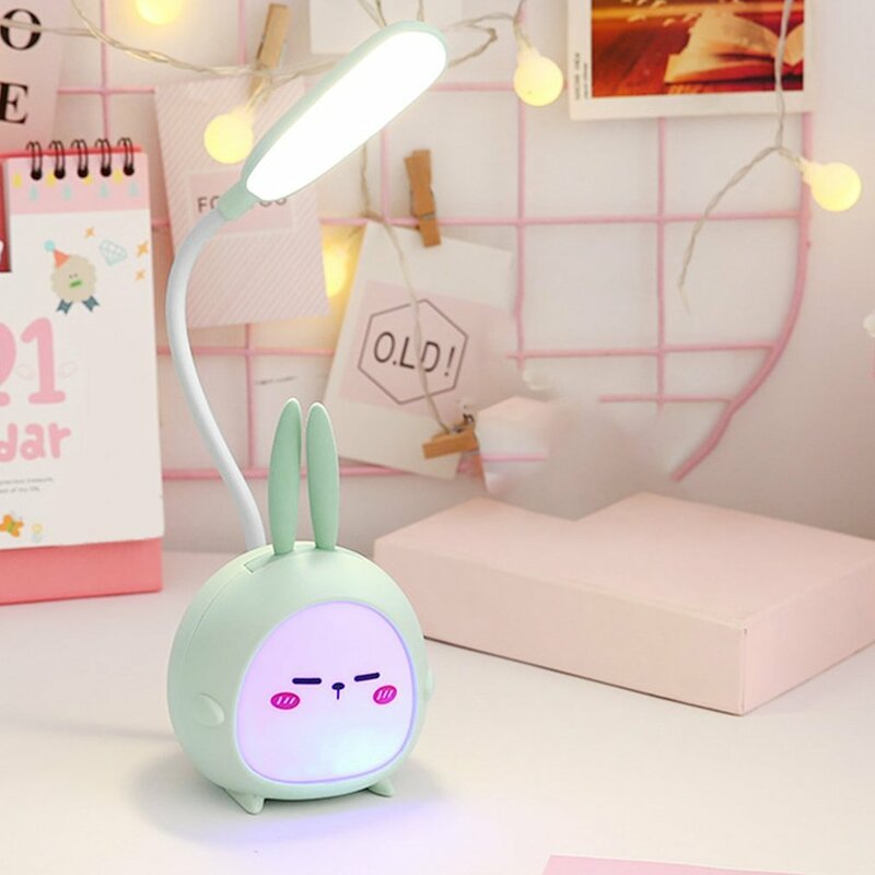 Cute Animal LED Night Light, 3 Moldes, Luz ambiente para casa, Decoração do quarto de crianças, Natal Gypsophila, USB Fairy Lights