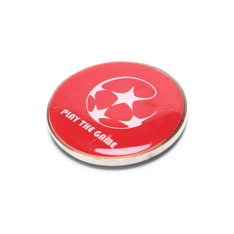 1PC For Table Tennis Football Matches Sports Toss Referee Side Coins  PVC Soccer Football  Pick Edge Finder Coin