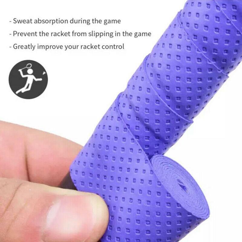 1 Stuks Anti-Slip Sport Hengels Over Grip Zweetband Griffband Tennis Overgrips Tape Badminton Racket Grepen Zweetband