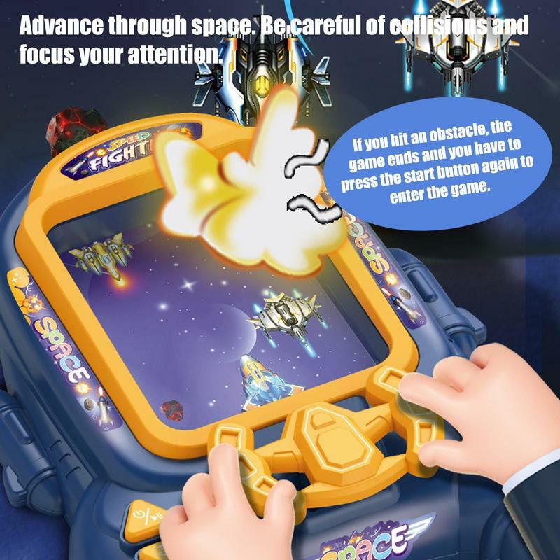 เครื่องเล่นเกมแบบพกพาสำหรับรถเข็นเด็ก Setir mobil ของเล่นเพื่อการศึกษาปฐมวัยเครื่องเล่นเกมผจญภัยยอดเยี่ยมสำหรับเด็ก