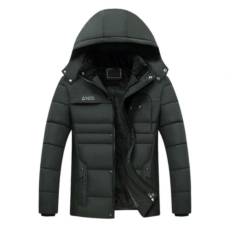 Parka jaket mantel musim dingin 2023, Luaran bertudung tahan air tebal, pakaian luar hangat kasual untuk pria