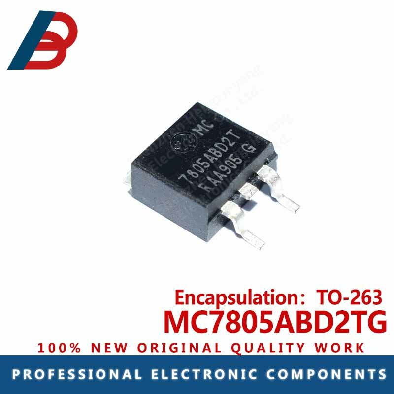 Трехконтактный регулятор напряжения MC7805ABD2TG TO-263, 5 шт.