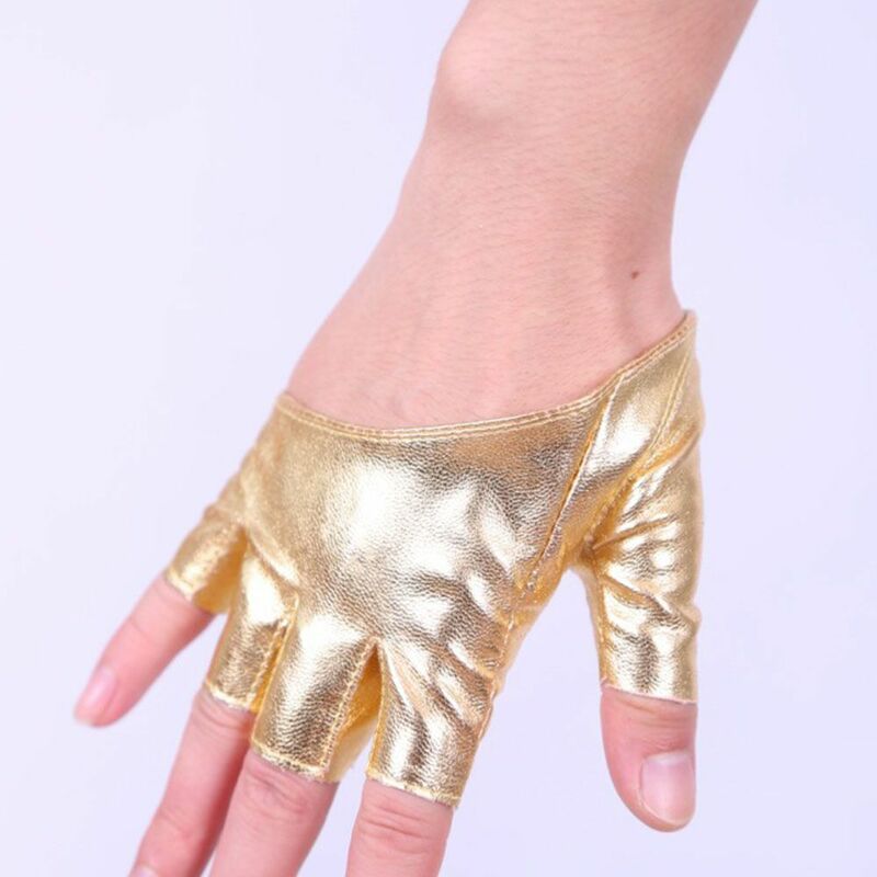 Mostra accessori di abbigliamento di moda guanti senza dita con mezze dita di Pole Dance