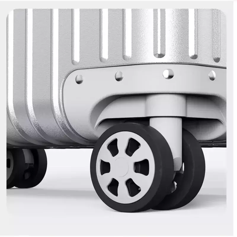 Trolley-Koffer aus Aluminium-Magnesium-Legierung Gepäck koffer mit Rädern versand kostenfrei 20 24 26 29 Zoll Promotion-Koffer
