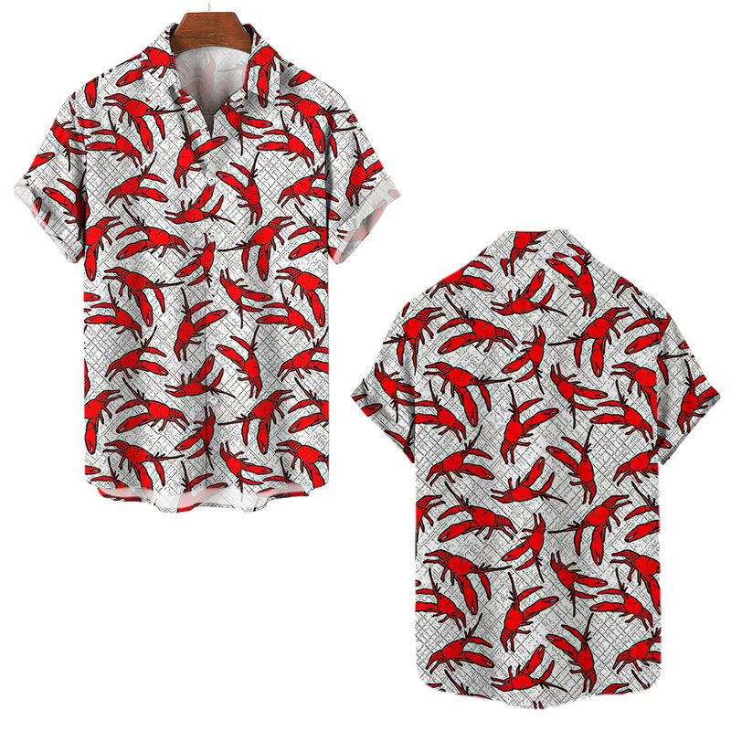 Camisa hawaiana con estampado a rayas para hombre, camiseta informal Sexy, ropa de gran tamaño, Tops de verano