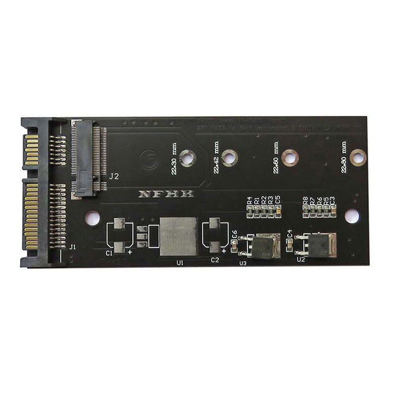 SATA M.2 NGFF SSD baru untuk 2.5 "SATA 2.5" SATA ke M.2 NGFF SSD adaptor kartu Riser diskon besar