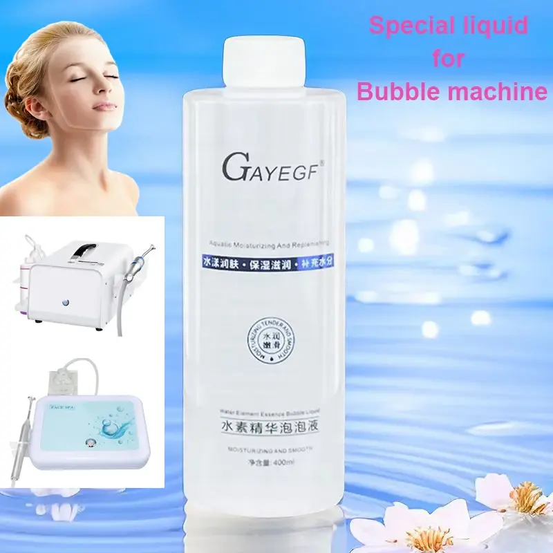 Máquina de burbujas de oxígeno mágica japonesa, líquido especial para cara y cuerpo, blanqueamiento, rejuvenecimiento, eliminación de ácaros, solución de limpieza para el hogar