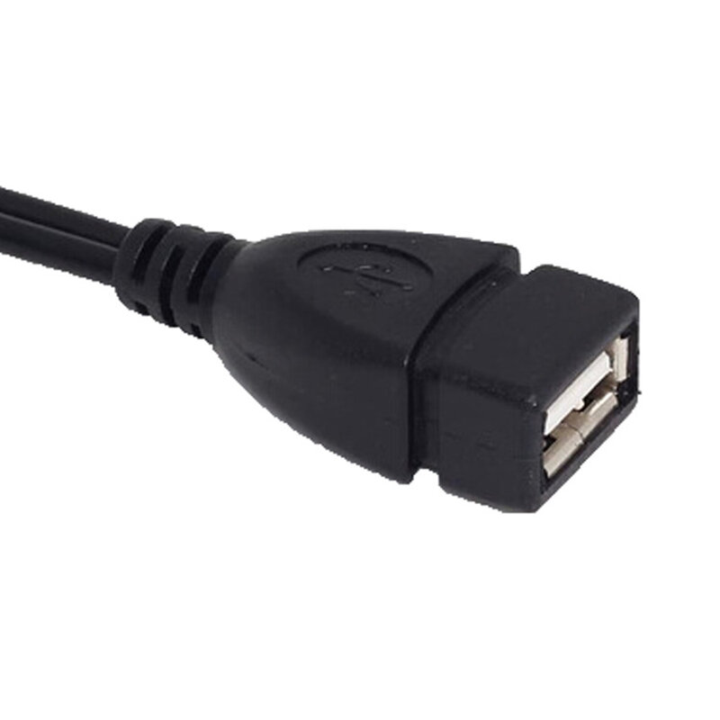 2 in 1 mikro USB Host Power Y Splitter 20m USB 2.0 Port adaptor Terminal kabel OTG untuk Fire Tv 3 atau 2nd Gen Fire Stick
