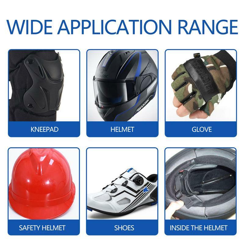 オートバイのフロントガラスクリーニングキット,フォームクリーナー,サイクリングパンツパッド,手袋,保護具,120ml