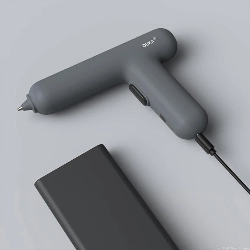 DUKA ATuMan-Pistolet à colle thermofusible électrique sans fil, mini outil adhésif de réparation thermique, bricolage domestique, odorEG1 aste portable