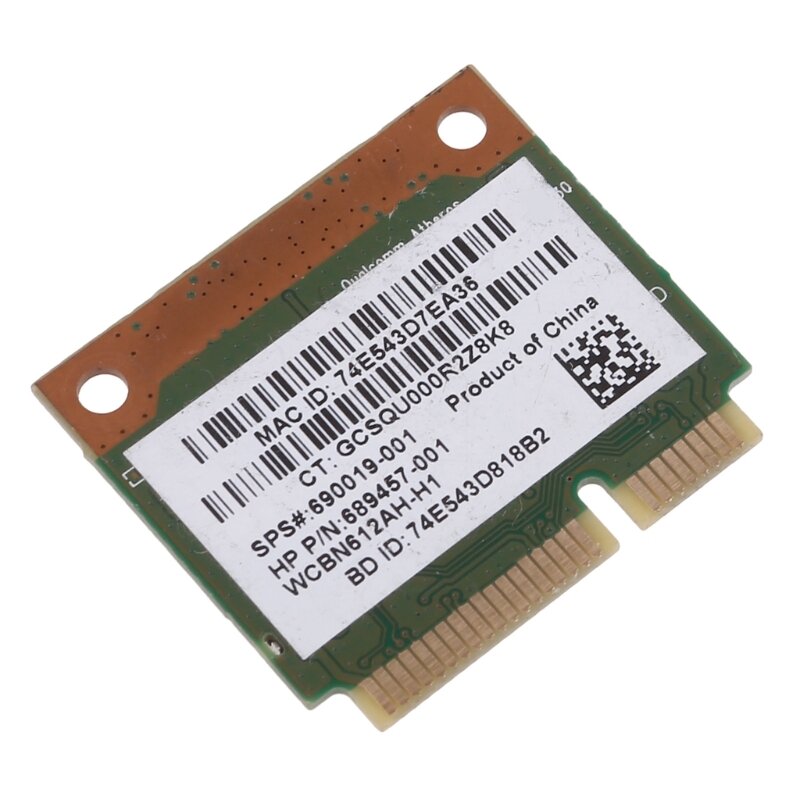 Carte WIFI sans fil 802.11bgn BT4.0 demi-MINI PCIE pour HPAtheros QCWB335