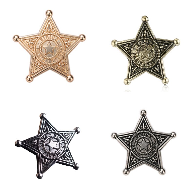 Badges étoiles insignes shérifs insignes shérifs adjoints occidentaux, vieux jouet occidental
