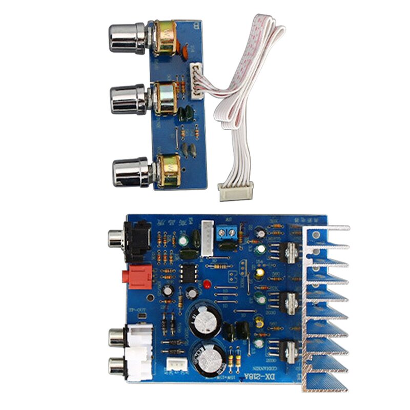 TDA2030 15W+15W+30W 2.1 Channel Amplifier Audio Board Subwoofer Amplifier Bass Output for Speaker DIY Dual AC12-15V