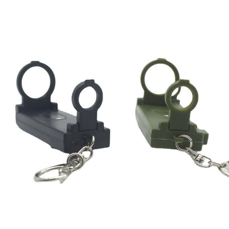 5 Portable Outdoor Multifunctional Whistle Magnifying Glass,