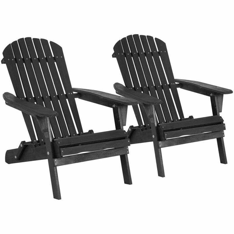 Składane krzesło Adirondack Odporne na warunki atmosferyczne krzesło trawnikowe Krzesło na werandzie z polietylenu