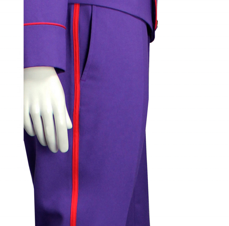 Desain kustom seragam pengawas Hotel Anda sendiri belleman ungu penjaga
