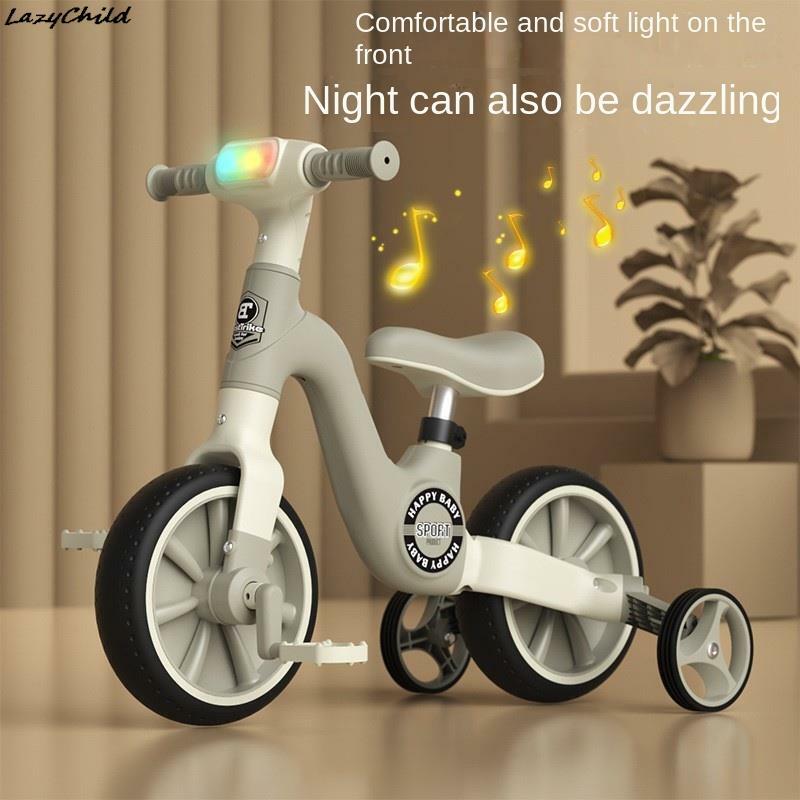 Children's Balance Bike With Pedals 1 A 3-6 Years Old Baby Men And Women Glide Scooter Tricycle Two-in-one Bike Scooter Elétrica