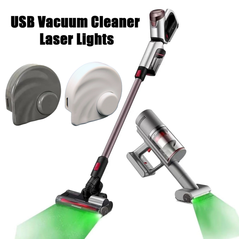 Vacuum Cleaner Laser Light Green Light Clean Up Hidden Dust Pet Hair Human Hair Dust Illuminator for Dyson Vacuum Cleaner Parts
