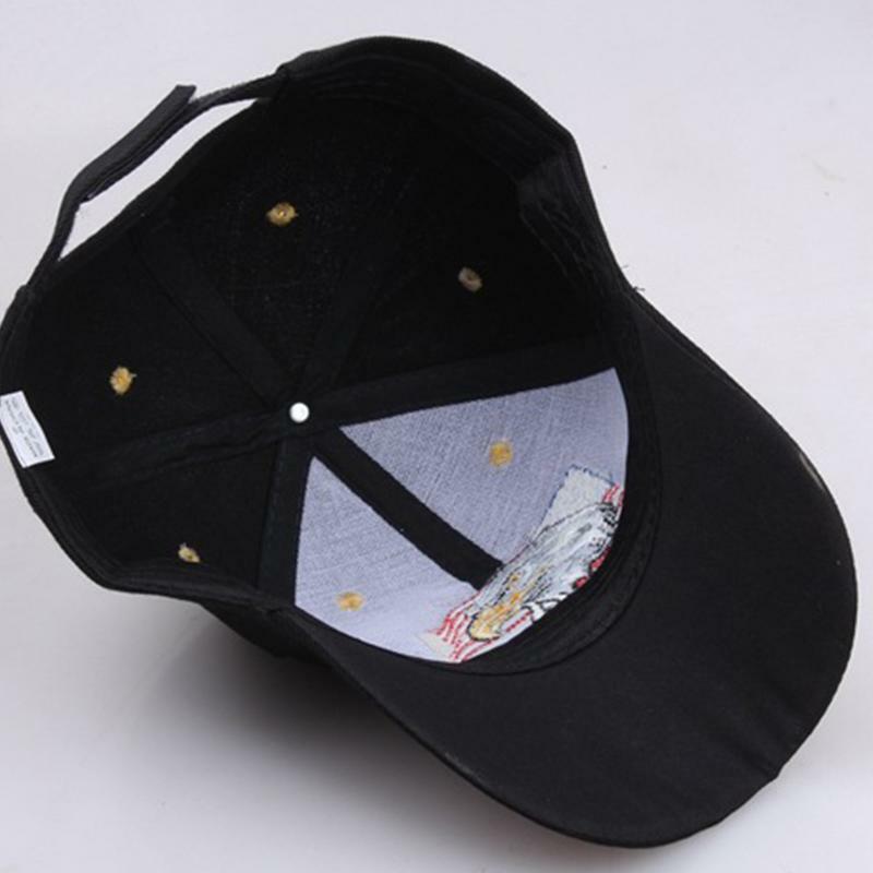 Topi Trucker Vintage Pria Wanita, topi elang dan bendera lidah bebek uniseks bordir patriotik topi tabir surya dapat disesuaikan dapat digunakan kembali
