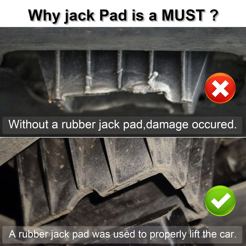 Jack Pad Under Car Support Pad sollevamento per BMW 1 3 5 6 7ser X1 E81 E82 E87 E91E90 F10 F13 F01 F10 F07 F02 E84 51717237195