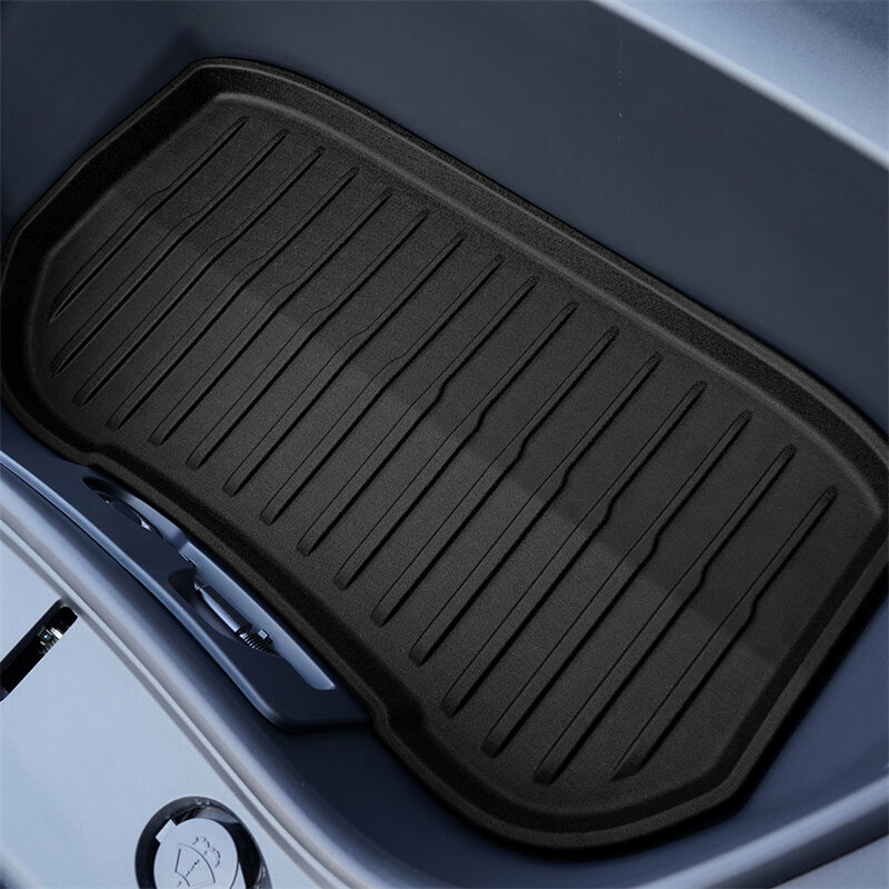 Kofferraum matten für Tesla Modell 3 tpe Piano Key Style neues Model3 Highland 2023 2024 vorderer hinterer Kofferraum Frunk Storage Schutz polster