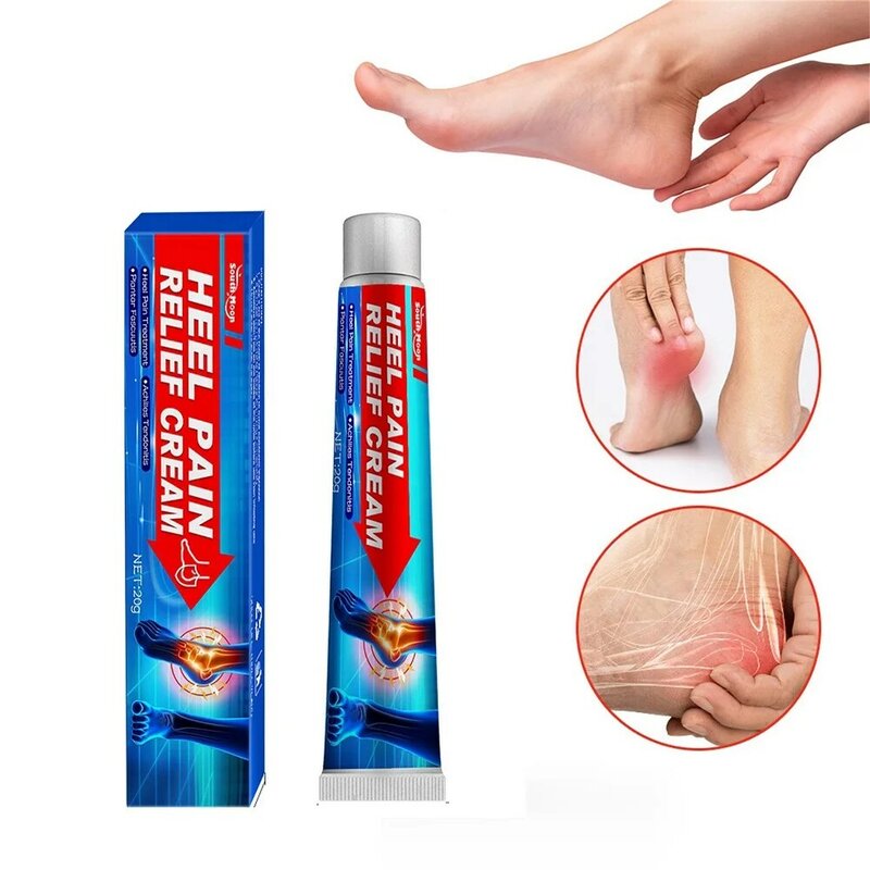1pc Treat Leg And Foot Cramps Heel Pain Cream Soreness Care Relax Tendon Congestion Muscle Ointment Heel Pain Cream Foot Care