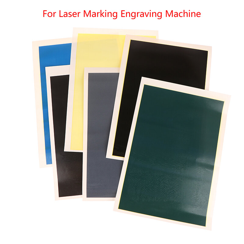 Kertas Warna Universal kompatibel untuk CO2 Fiber semi-konduktor UV Laser menandai bahan mesin ukiran batu kaca keramik