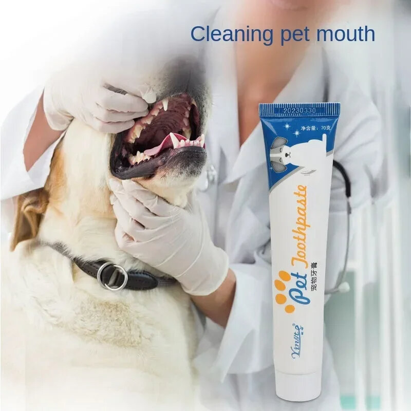 Pet Products Cleaning Tools Gum Care for Dogs and Cats Universal Disposable Toothpaste Toothbrush Set