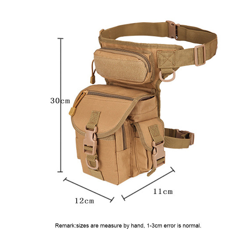 2023 New Waterproof Oxford Fabric Camo Crossbody Journalist Photography Sports High Quality Multi Color Convenient Leg Bag
