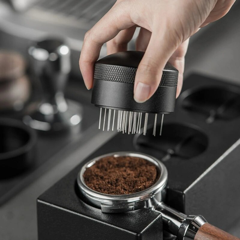 Espresso stirer WDT alat, alat distribusi Espresso untuk 51mm 54mm 53mm 58mm Portafilter, alat pengaduk bubuk kopi