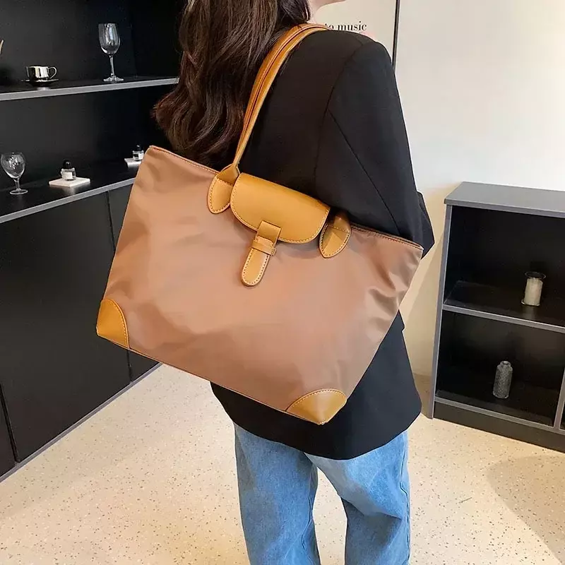 Женская Повседневная Сумка-тоут THW3-1, вместительная дизайнерская холщовая дамская сумочка на плечо