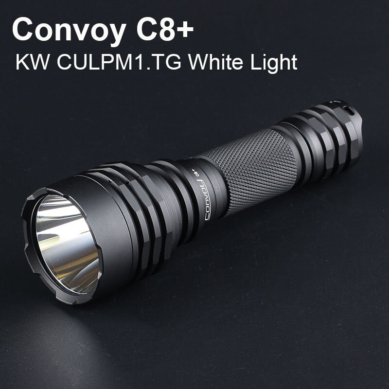 Convoy C8 Plus KW CULPM1.TG Linterna 18650 High Powerful Led Flashlight Flash Torch Hunting Camping Light
