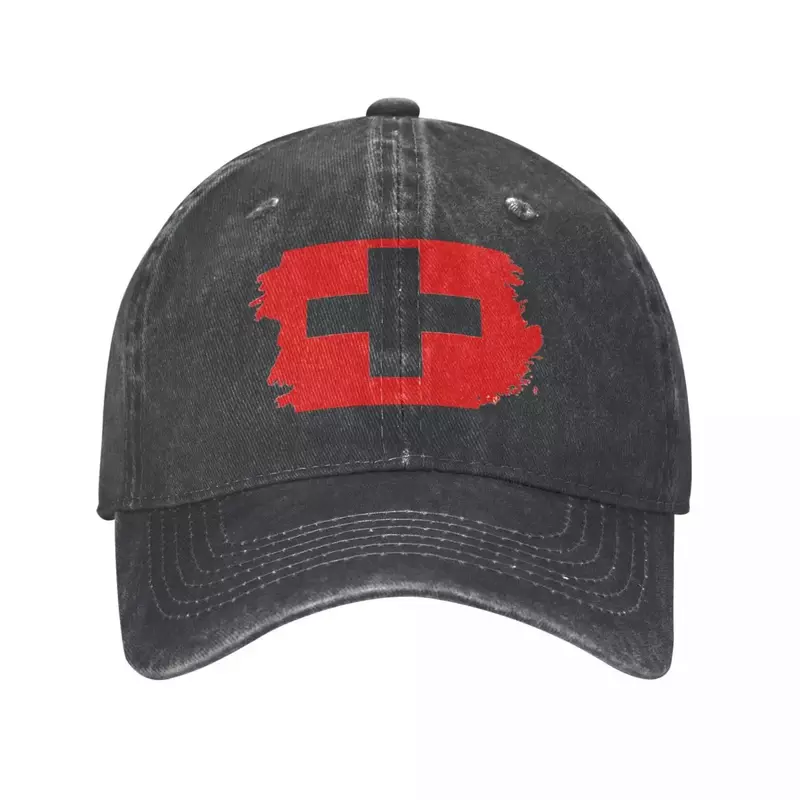 SwitzerlandCap sombrero de vaquero para hombres y mujeres, sombrero de té, gorra de Golf, sombrero de Navidad, Anime