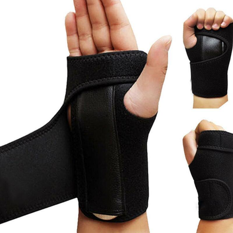 Breathable Carpal Tunnel Splint Wrist Support Bracer Arthritis Sprain Strain Glove